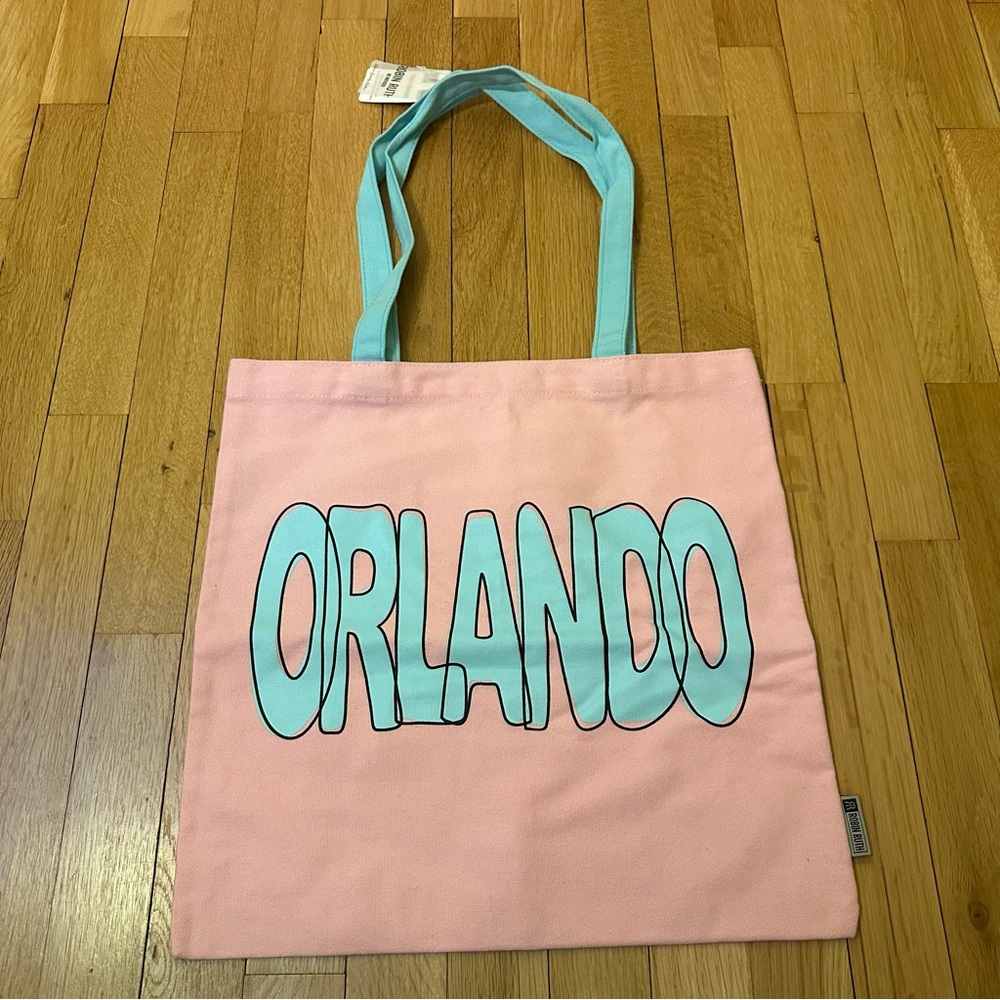 Orlando Pink and Blue Tote Bag